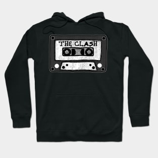 the clash cassette black and white Hoodie